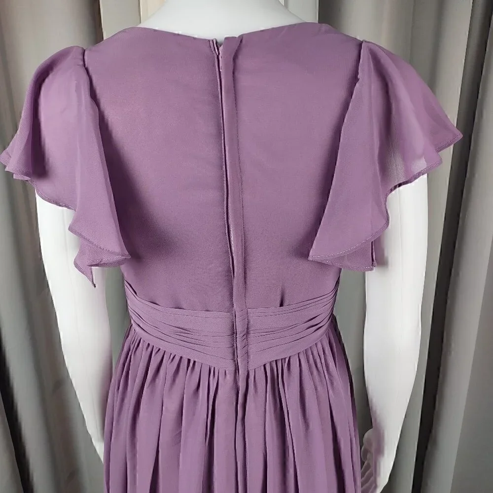 Inweddingdress (Enjoy) Bridesmaid Lavender Dress Size 4 Approximate - Picture 4 of 13